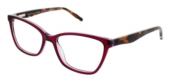 Jessica McClintock JMC 4803 Eyeglasses, Berry Laminate