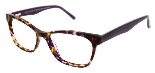 ClearVision BELVEDERE PARK Eyeglasses, Purple Tortoise