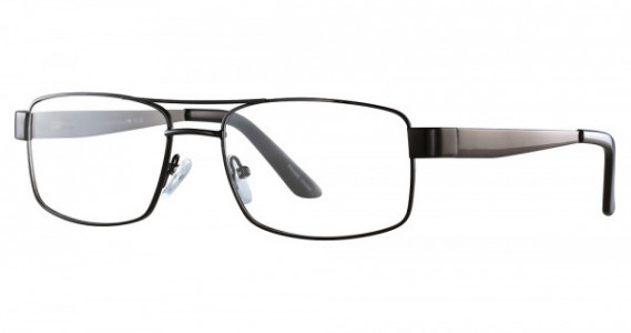 Smilen Eyewear Gotham Premium Steel 15 Eyeglasses, Black