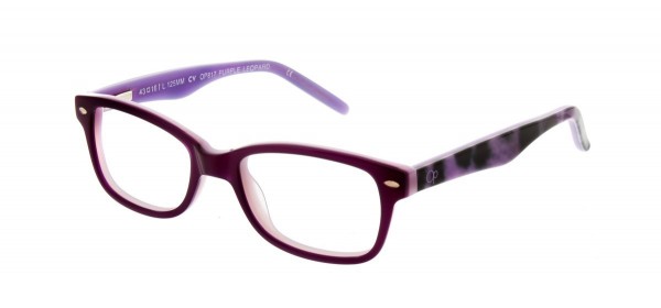OP OP G-817 Eyeglasses, Purple  Leopard