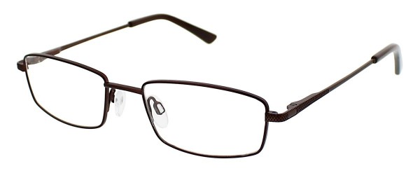 Puriti Titanium 5601 Eyeglasses, Brown Matte