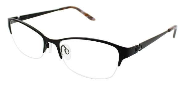 Puriti Titanium W19 Eyeglasses, Black