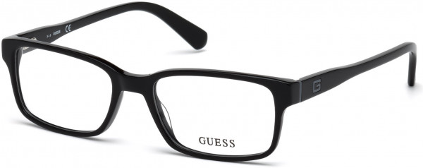 Guess GU1906 Eyeglasses, 001 - Shiny Black / Shiny Black