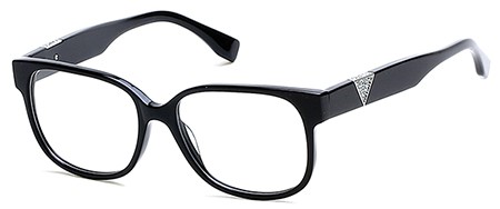 Guess GU-2577 Eyeglasses, 001 - Shiny Black