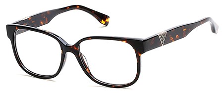 Guess GU-2577 Eyeglasses, 052 - Dark Havana
