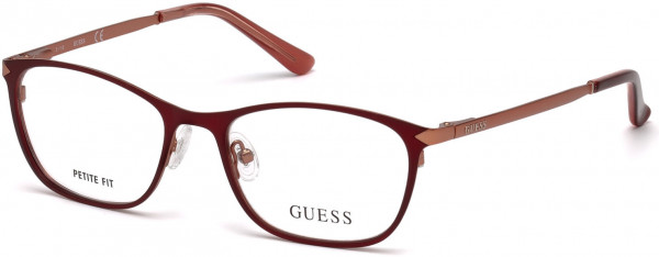 Guess GU2587 Eyeglasses, 067 - Matte Red