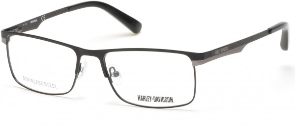 Harley-Davidson HD0753 Eyeglasses, 002 - Matte Black