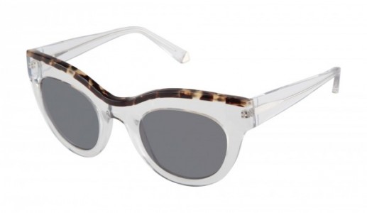 Kate Young K520 Nikki Sunglasses, Crystal (CRY)