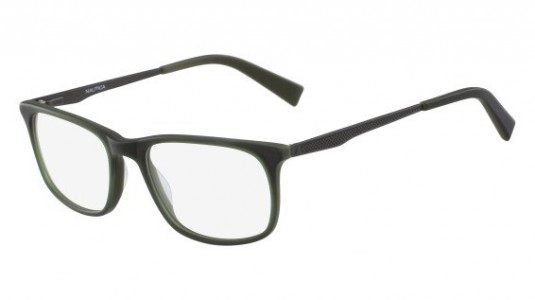 Nautica N8124 Eyeglasses, (316) MATTE OLIVE