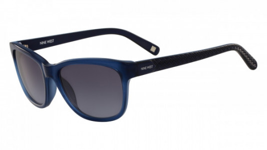 Nine West NW586S Sunglasses, (434) CRYSTAL NAVY