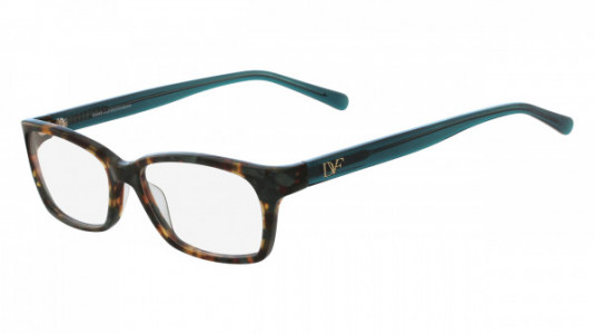 Diane Von Furstenberg DVF5088 Eyeglasses, (319) GREEN TORTOISE