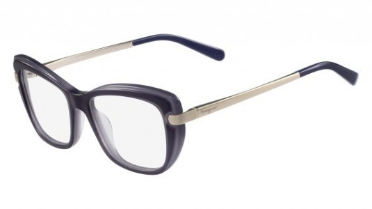 Ferragamo SF2754 Eyeglasses, (449) DARK BLUE/BLUE