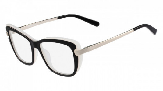 Ferragamo SF2754 Eyeglasses, (972) BLACK/SNOW