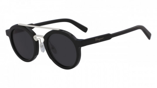 Ferragamo SF845S Sunglasses, (010) BLACK/WHITE