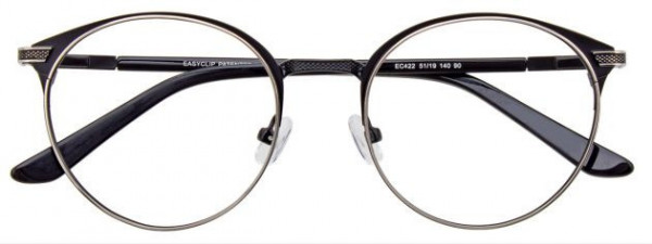 EasyClip EC422 Eyeglasses, 050 - Satin Dark Blue