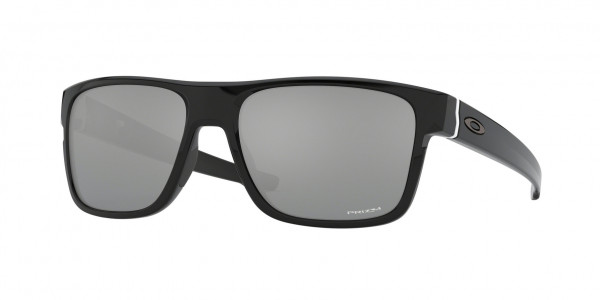 Oakley OO9371 CROSSRANGE (A) Sunglasses, 937118 POLISHED BLACK (BLACK)