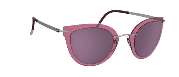 Silhouette Explorer Line Extension 8155 Sunglasses, 6223 Glossy Purple