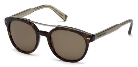 Ermenegildo Zegna EZ-0006 Sunglasses, 56M - Havana/other / Roviex Polarized