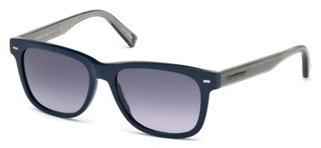 Ermenegildo Zegna EZ-0028 Sunglasses, 92B - Blue/other / Gradient Smoke