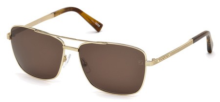Ermenegildo Zegna EZ-0031 Sunglasses, 32J - Gold / Roviex