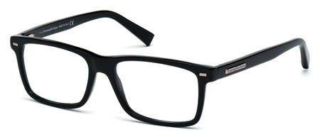 Ermenegildo Zegna EZ5002 Eyeglasses, 001 - Shiny Black
