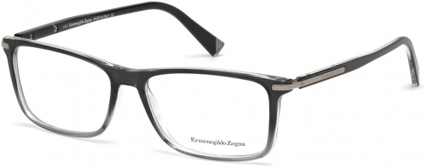 Ermenegildo Zegna EZ5041 Eyeglasses, 020 - Gradient Dark Grey To Light Grey, Light Ruthenium
