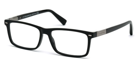 Ermenegildo Zegna EZ5046 Eyeglasses, 001 - Shiny Black