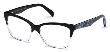 Emilio Pucci EP5014 Eyeglasses, 003 - Black/crystal
