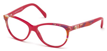 Emilio Pucci EP5022 Eyeglasses, 075 - Shiny Fuxia