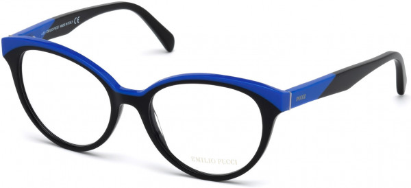 Emilio Pucci EP5035 Eyeglasses, 005 - Black/other