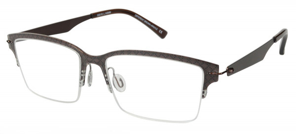 Aspire DIFFERENT Eyeglasses, Brown Argyle