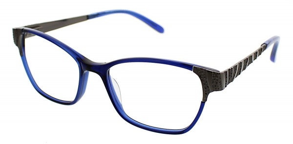 Ellen Tracy NEWCASTLE Eyeglasses, Blue