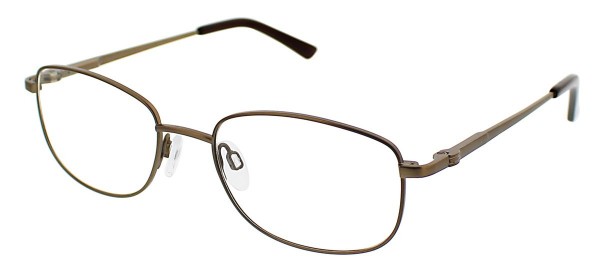 Puriti Titanium 5606 Eyeglasses, Gold Antique