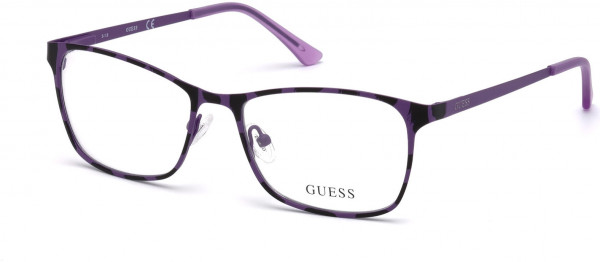 Guess GU3012 Eyeglasses, 082 - Matte Violet