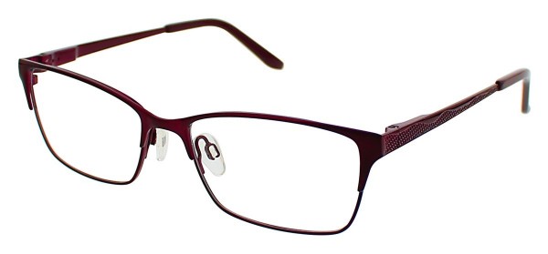 Puriti Titanium W20 Eyeglasses, Aubergine