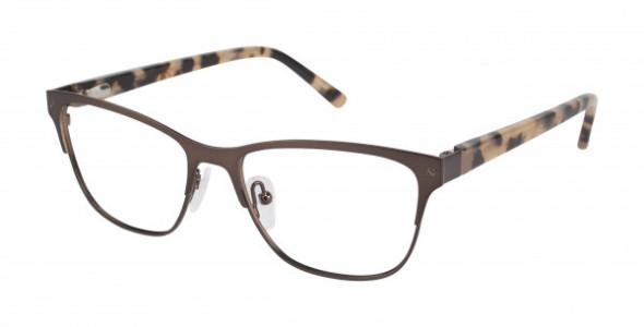 L.A.M.B. LA026 Eyeglasses, Brown (BRN)