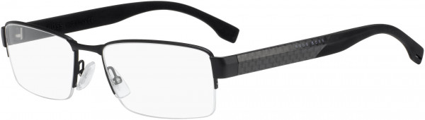 HUGO BOSS Black Boss 0837 Eyeglasses, 0KCQ Matte Black Carbon