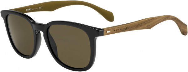 HUGO BOSS Black BOSS 0843/S Sunglasses, 0RBG Black Brown