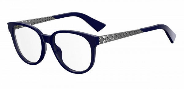 Christian Dior Dioramao 2 Eyeglasses, 0DRQ Blue Dark Ruthenium