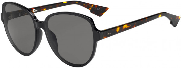 Christian Dior Dioronde 2 Sunglasses, 0TAO Black Havana