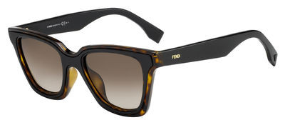 Fendi Ff 0195/S Sunglasses, 0LC1(HA) Havana Black