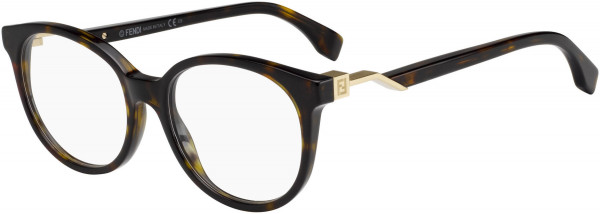 Fendi FF 0202 Eyeglasses, 0086 Dark Havana