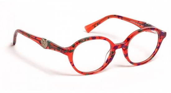 J.F. Rey ELEONORE Eyeglasses, ELEONORE 6045 CONFETTI ORANGE/GREEN 4/6 (6045)