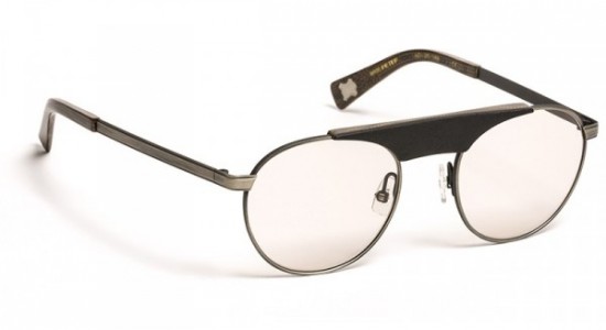 J.F. Rey JFSPETER Sunglasses, PETER 0090 LEATHER BLACK/BROWN (0090)