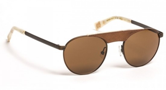 J.F. Rey JFSPETER Sunglasses, PETER 9010 LEATHER BROWN/IVORY (9010)