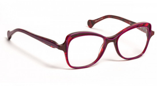 Boz by J.F. Rey DING Eyeglasses, PURPLE/RED LACES (3570)