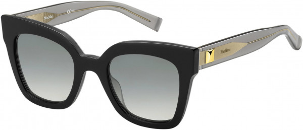 Max Mara MM PRISM IV Sunglasses, 06FQ Black Dark Gray