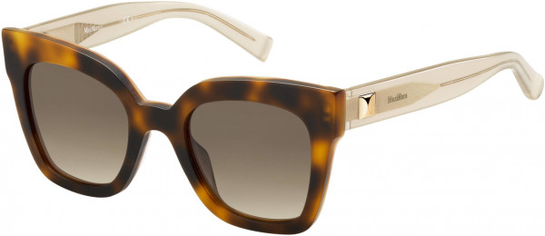Max Mara MM PRISM IV Sunglasses, 0GXV Havana Honey