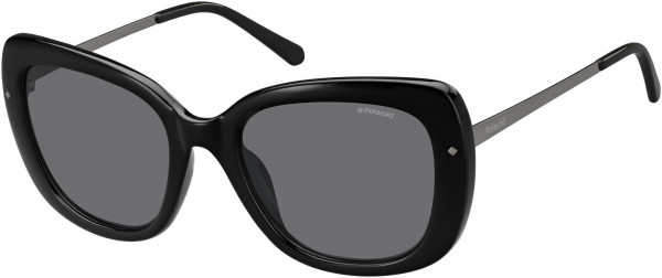 Polaroid Core PLD 4044/S Sunglasses, 0CVS Black Ruthenium
