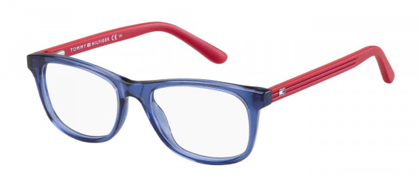 Tommy Hilfiger TH 1338 Eyeglasses, 0H8A BLUE RED